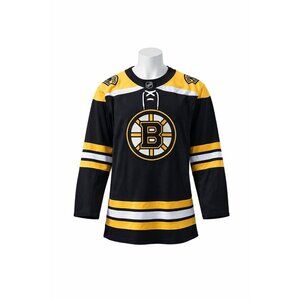 Fanactics Boston Bruins NHL Premium Hockey Jersey Black Size 54 XXL Fight Strap
